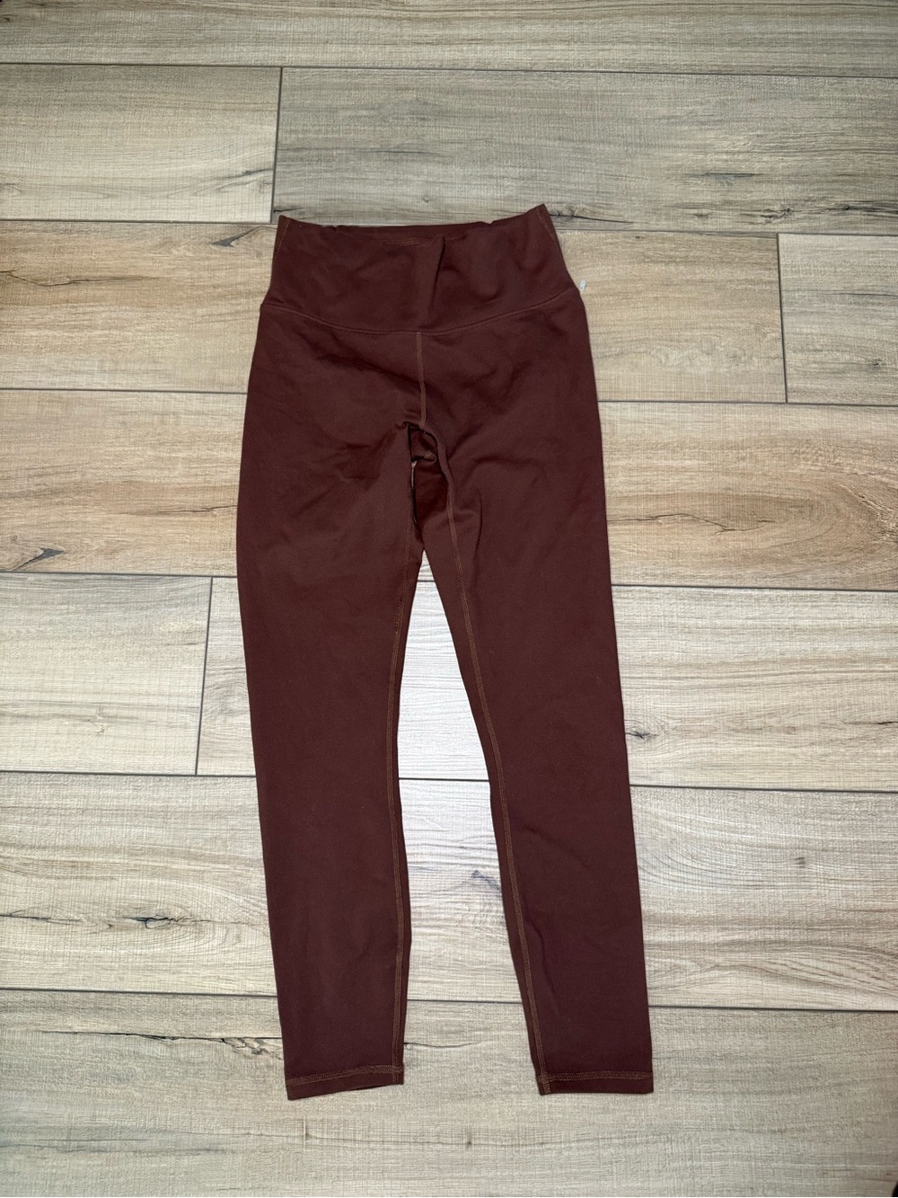 Kids High-Waist Stretch Leggings - Brown